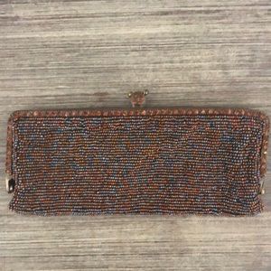 Beaded mini clutch